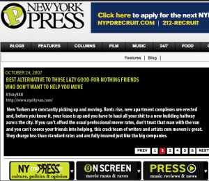 New York Press Review